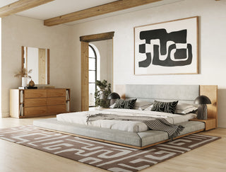 Nova Domus Jagger Modern Natural Oak Bed, California King