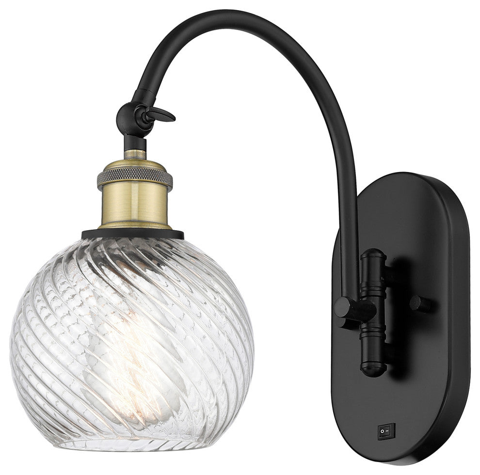 Innovations 518-1W-BAB-G1214-6-LED 1-Light Sconce, Black Antique Brass