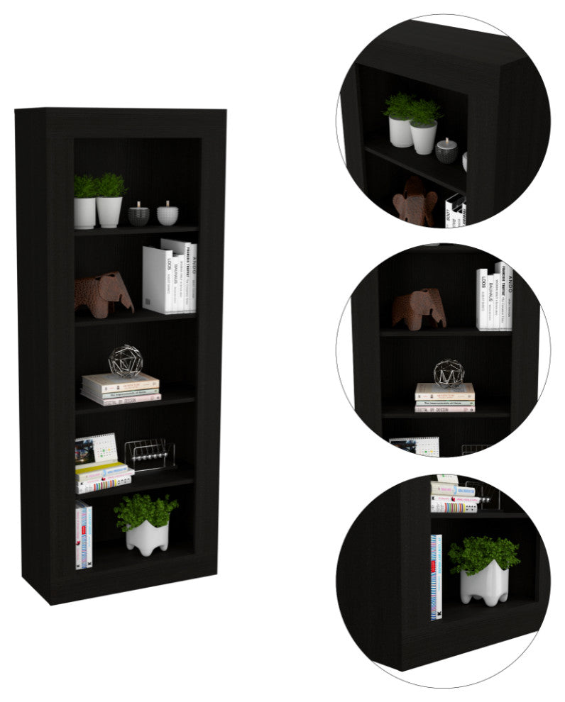 Bookcase Wray, Office, Black