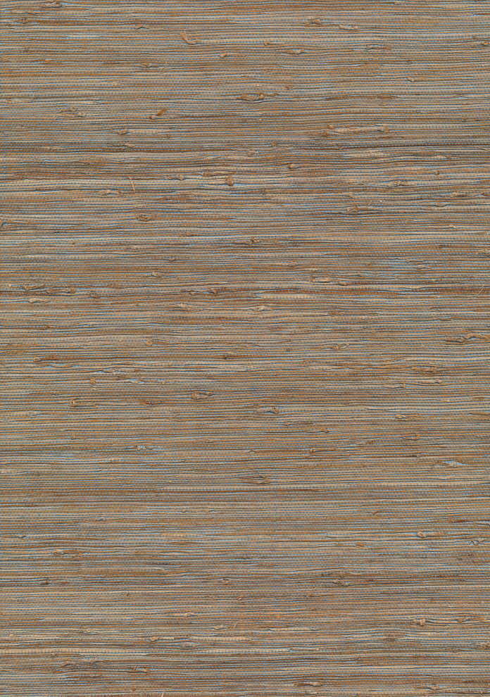 Katsu Light Brown Grasscloth Wallpaper Bolt