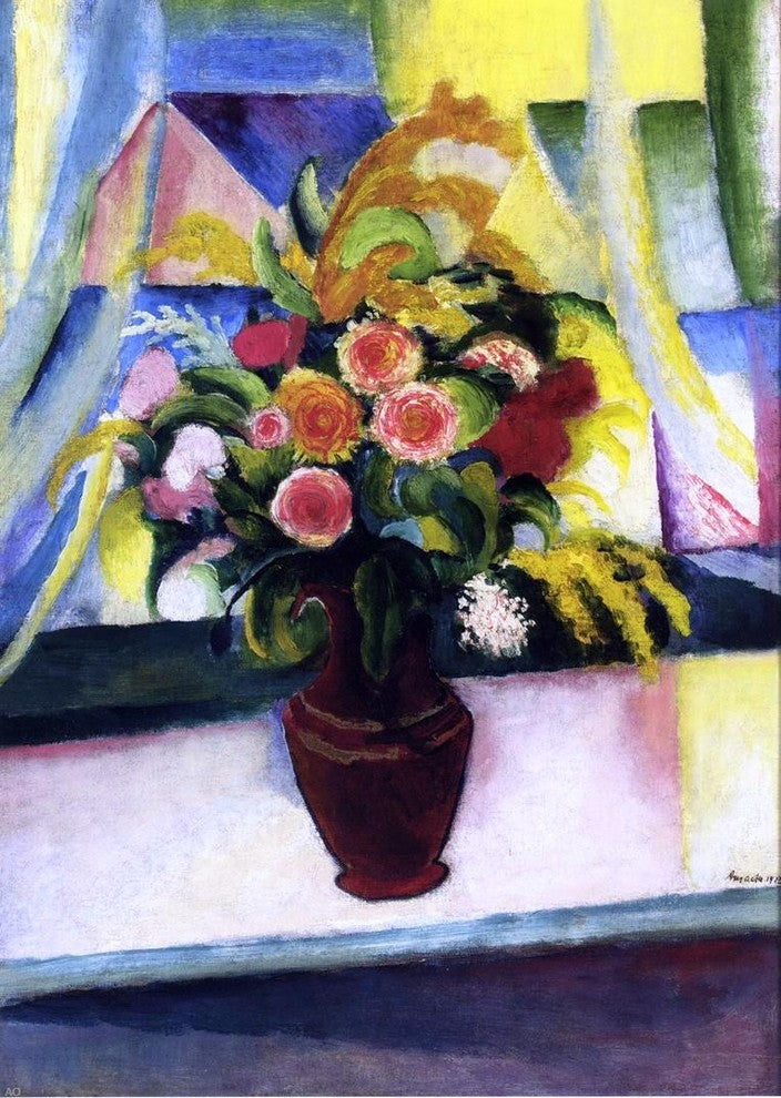 August Macke Title Unknown, 18"x27" Wall Decal Print