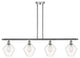 Innovations 516-4I-PC-G652-8-LED 4-Light Island Light, Polished Chrome