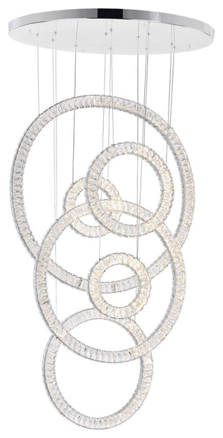 Celina LED Chandelier With Chrome Finish