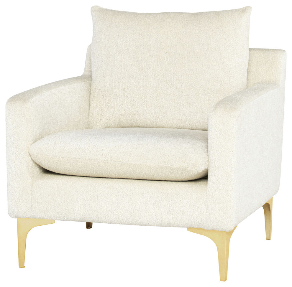Anders Coconut Fabric Single Seat Sofa, HGSC841