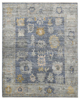 Jwell Avien Area Rug, Blue, 8' x 10', Bordered