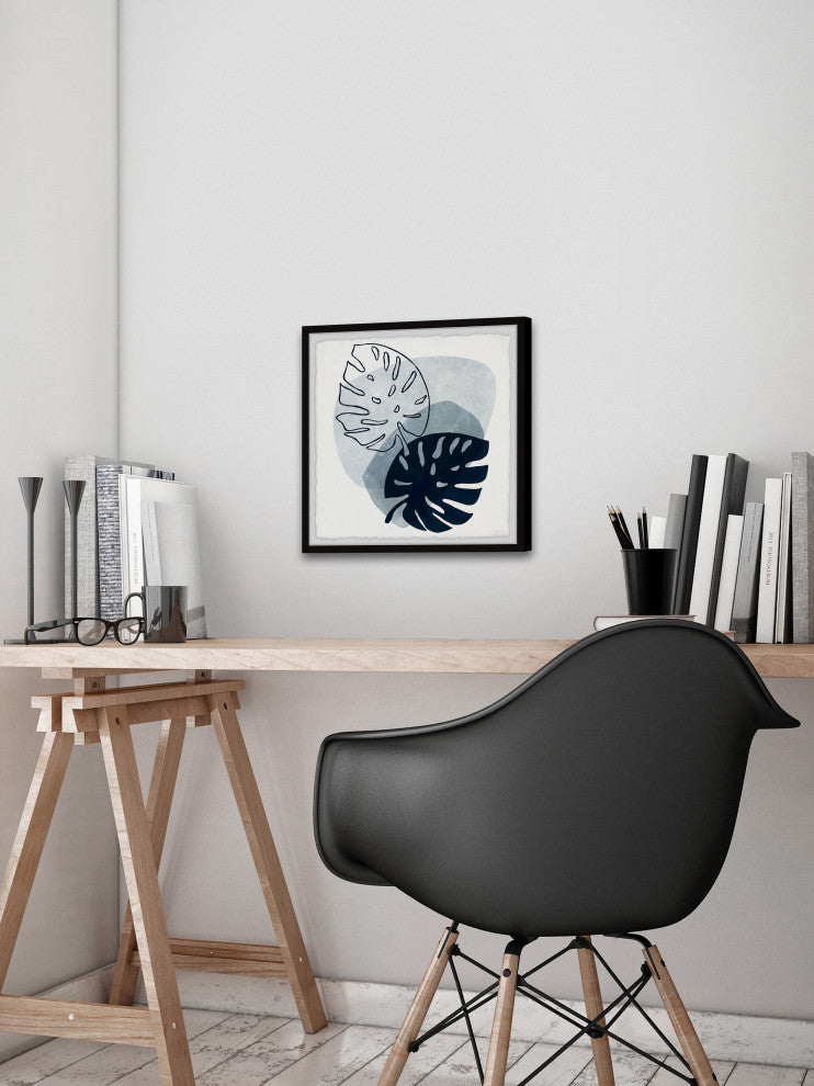 "Perfect Leaves" Framed Painting Print