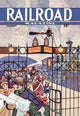Railroad Magazine: Christmas, 1945 - Gallery Wrapped Canvas Art 28" x 42"