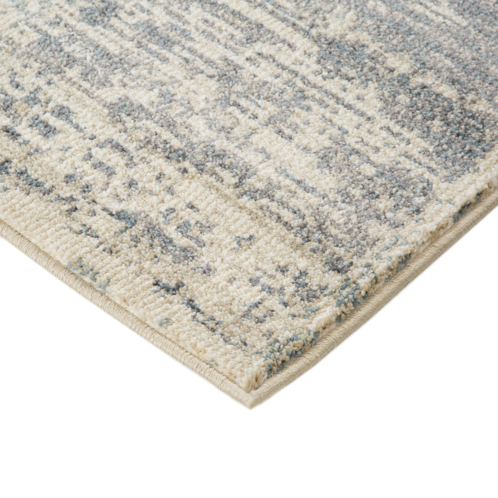 Jordan Aly Area Rug, Blue, 5'3" x 7'6", Geometric