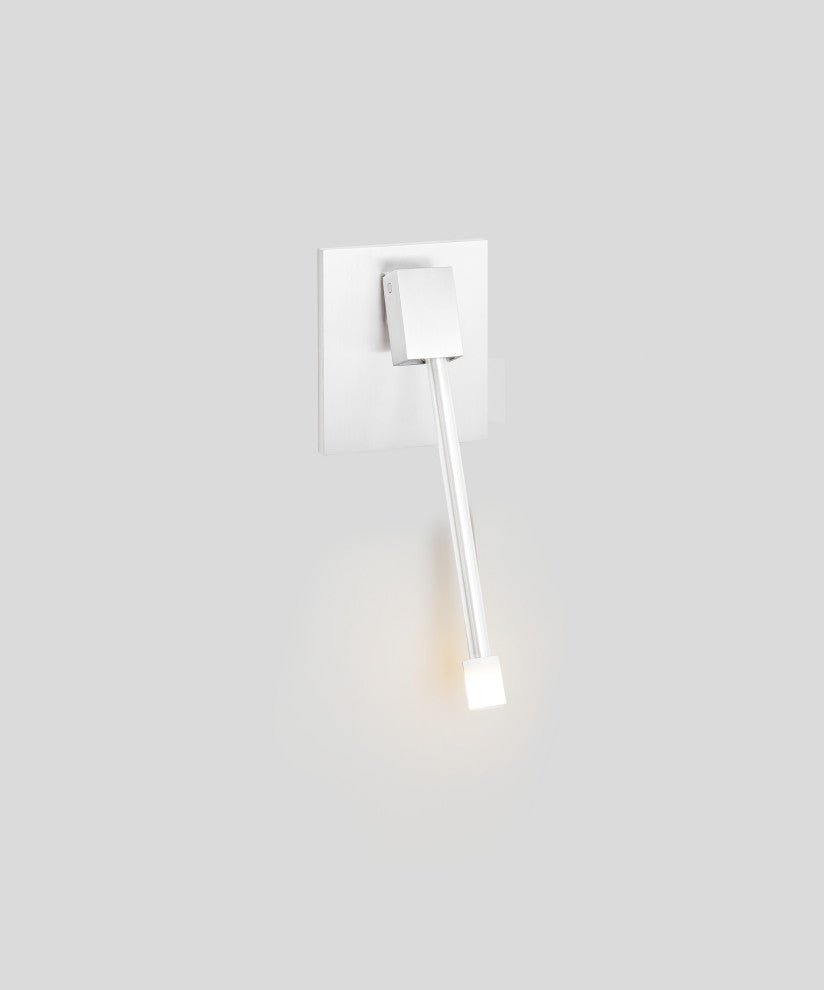 Libri LED Hardwired Reading Sconce, White, Orientation: Left Mount
