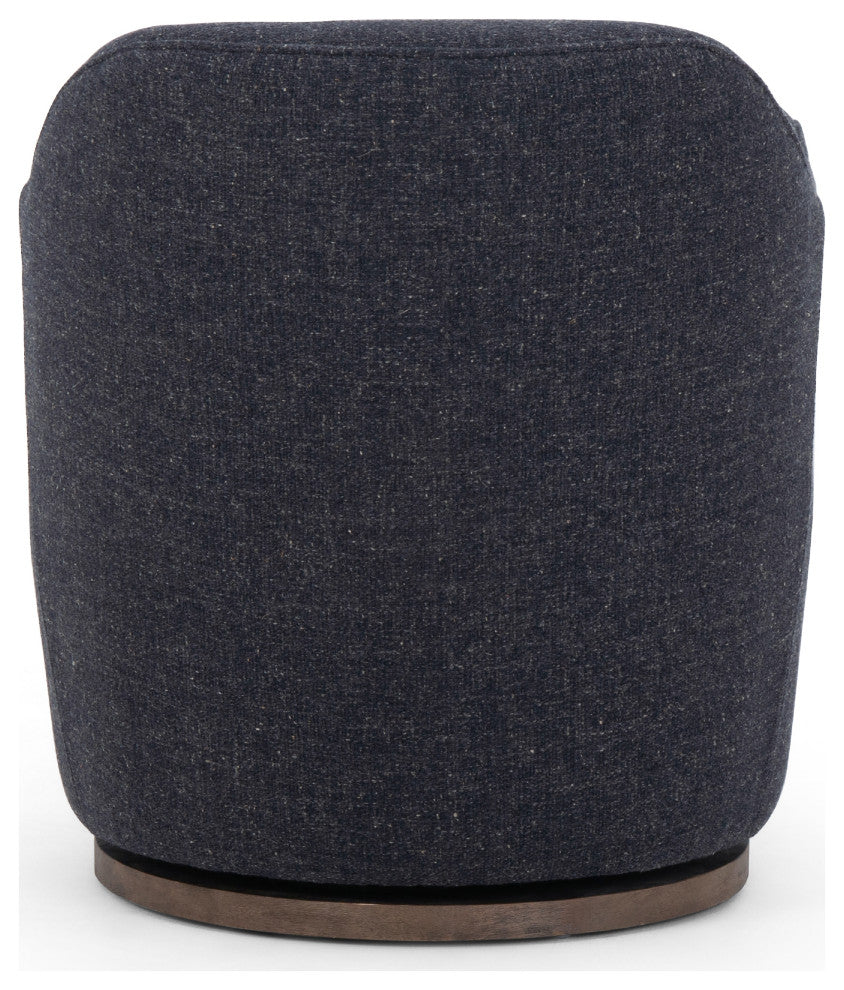 Aurora Swivel Chair-Thames Slate