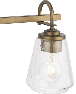 Martenne Collection 3-Light Modern Farmhouse Vanity Light, Aged Bronze
