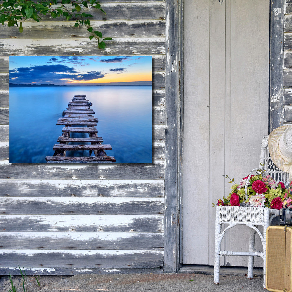 Indoor/Outdoor Wall Decor 'Pier' in ArtPlexi, 30"x40"