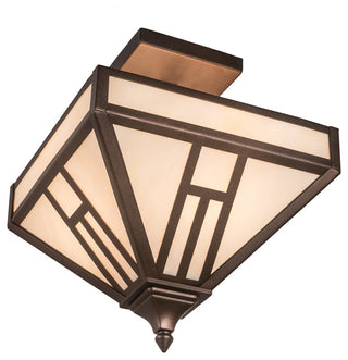 13Sq H Mission Flushmount