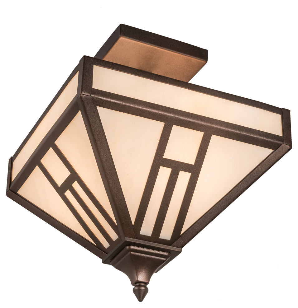 13Sq H Mission Flushmount