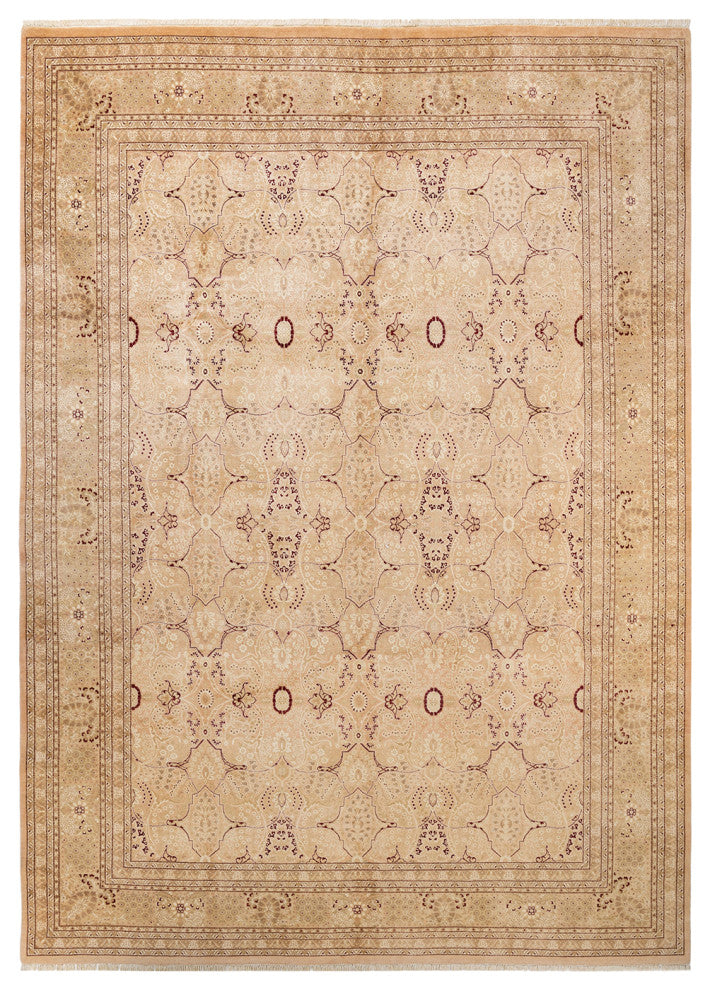 Mogul, One-of-a-Kind Hand-Knotted Area Rug Beige, 8' 10" x 12' 9"