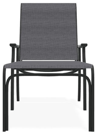 St. Catherine Sling 4-Position Outdoor Chaise Lounge, Augustine Pewter/Graphite