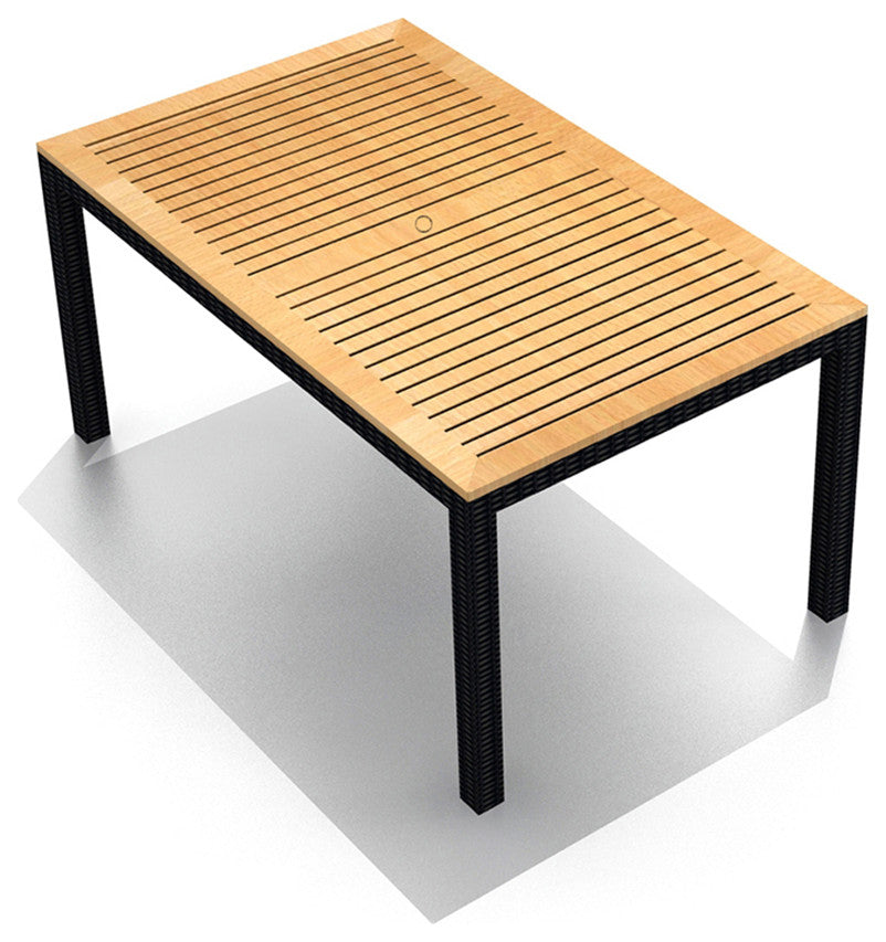 Arbor 7-Piece Bench Dining Set, Canvas Natural