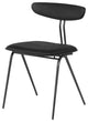Giada Raven Leather Dining Chair
