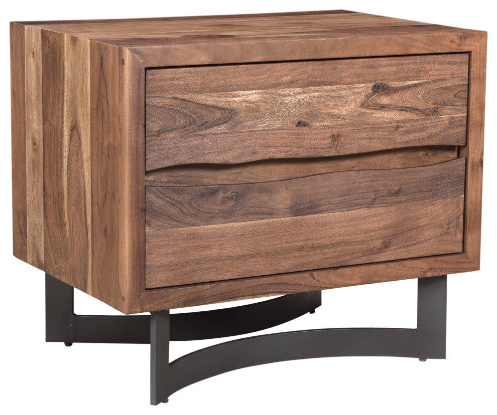 Bent Nightstand Smoked