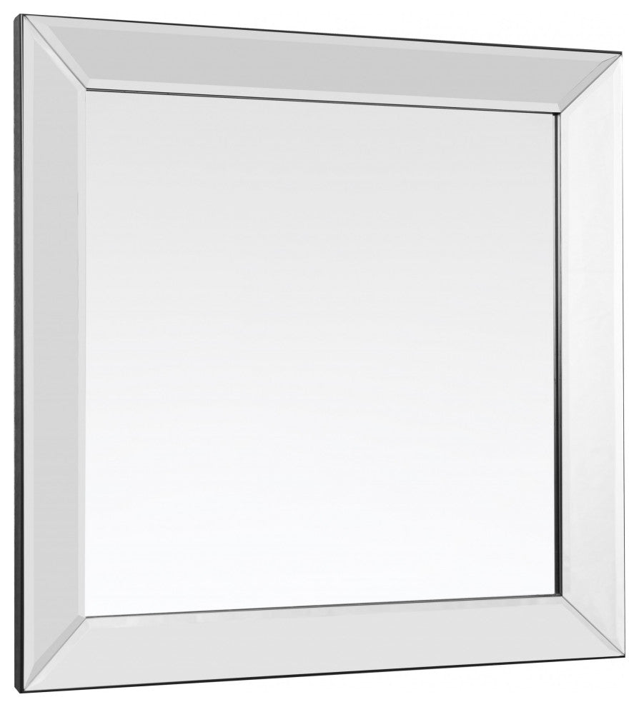 Square Wall Mounted Clear Mirror