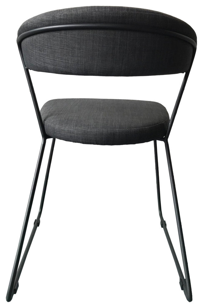First of A Kind Adria Dining Chair Dark Gray
