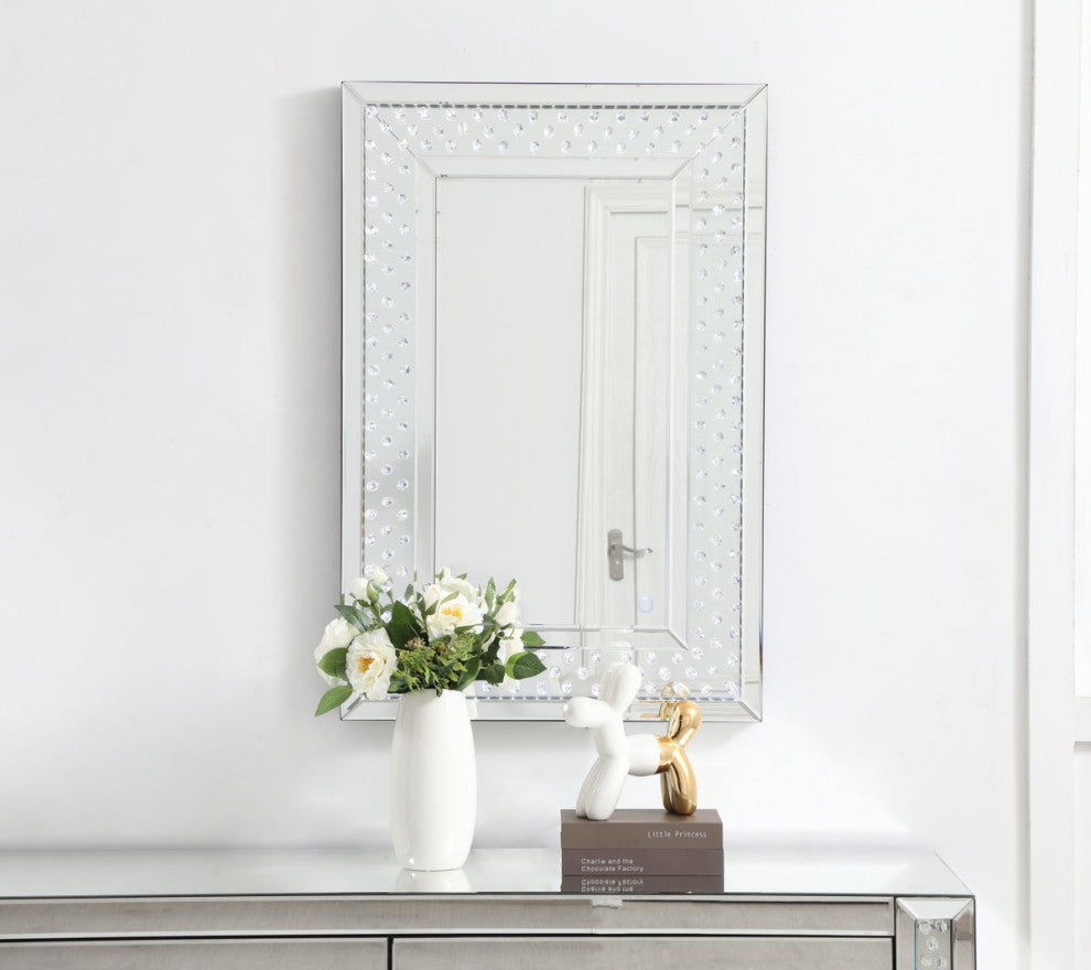 Rudy 24"x36" LED Crystal Mirror