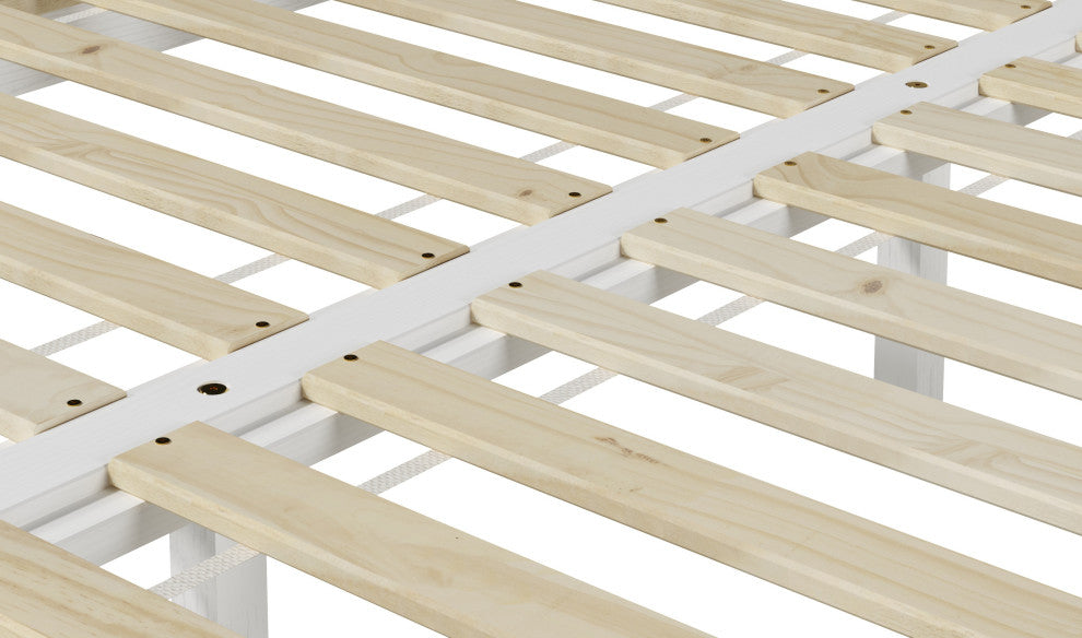 Nix Queen Platform Bed, White
