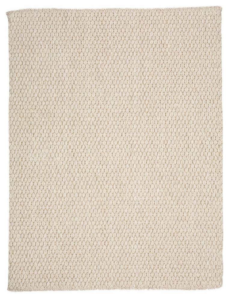 Capel Lawson Cream 0209_600 Flat Woven Rugs - 24" X 8' Runner Vertical Stripe Re