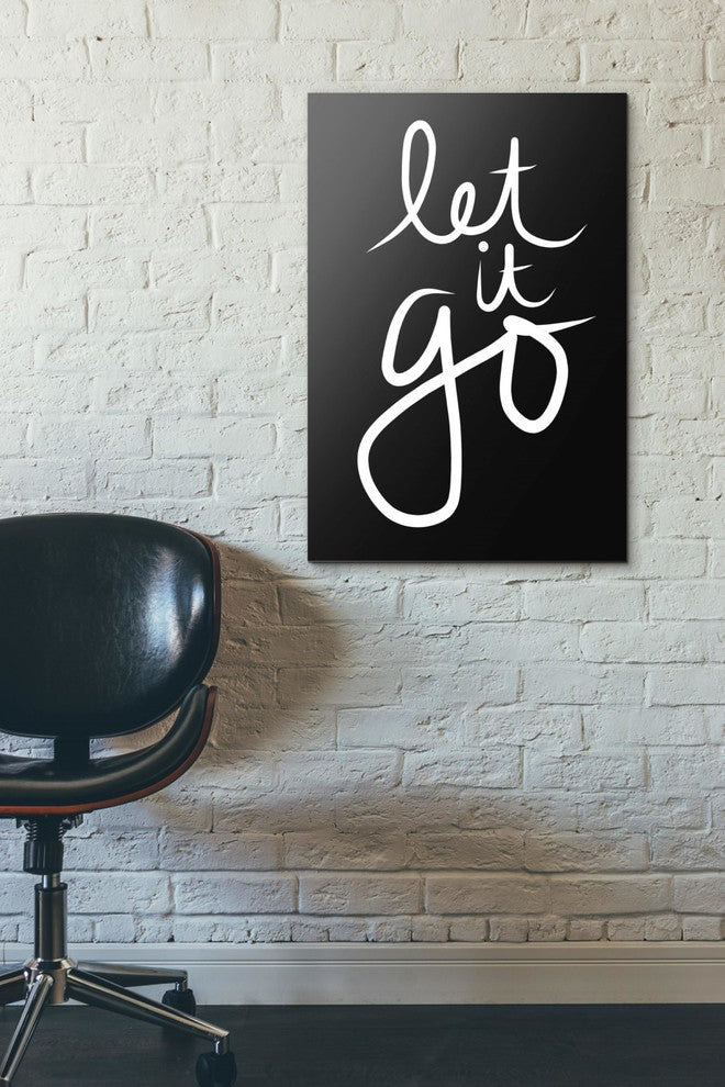 Epic Graffiti "Let It Go" by Linda Woods, Giclee Canvas Wall Art, 18"x26"