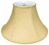 Royal Designs Shallow Bell Basic Lamp Shade, Antique Gold, 8.5x16x10.25