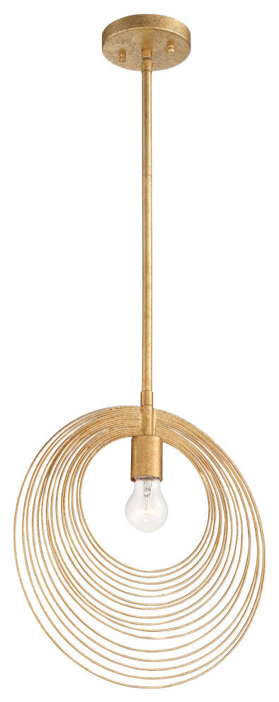 Doral 1 Light Renaissance Gold Pendant