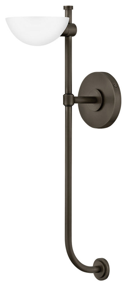 Fredrick Ramond Merit Large Single Light Sconce, Black Oxide