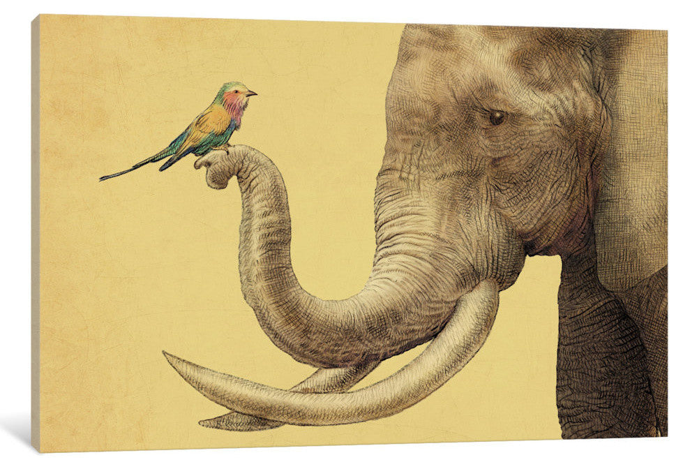 "A New Friend" by Eric Fan, 40x26x1.5