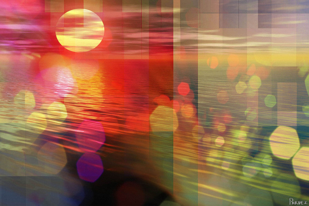 "Sunset" Fine Art Canvas Print, 18"x12"