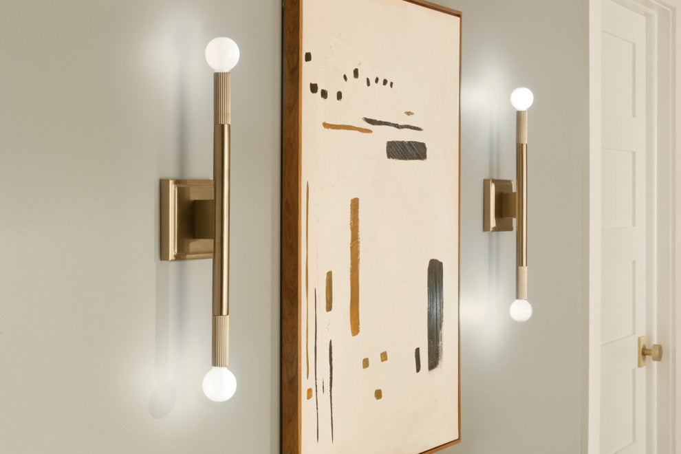 Odensa 2 Light Wall Sconce, Champagne Bronze