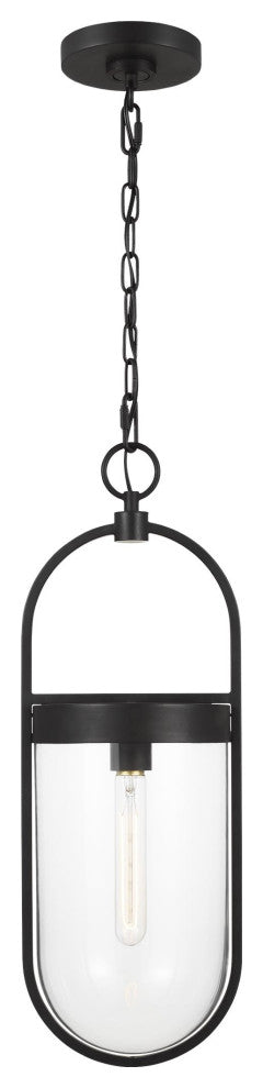 Blaine Small Pendant, Aged Iron