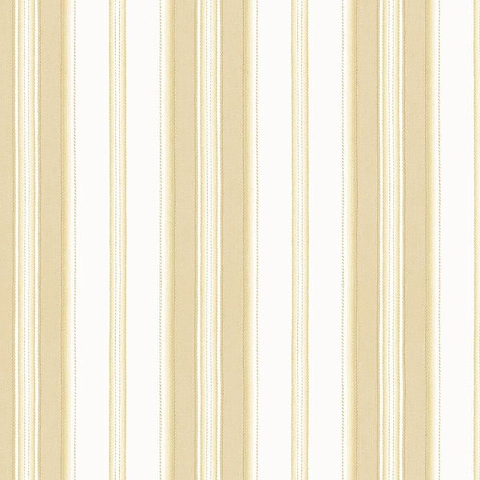 Stripes And Damasks, Classic Damask Stripes White, Beige Wallpaper Roll