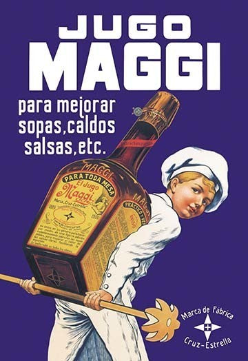 "Jugo Maggi" Artwork, 20"x30", Canvas Poster