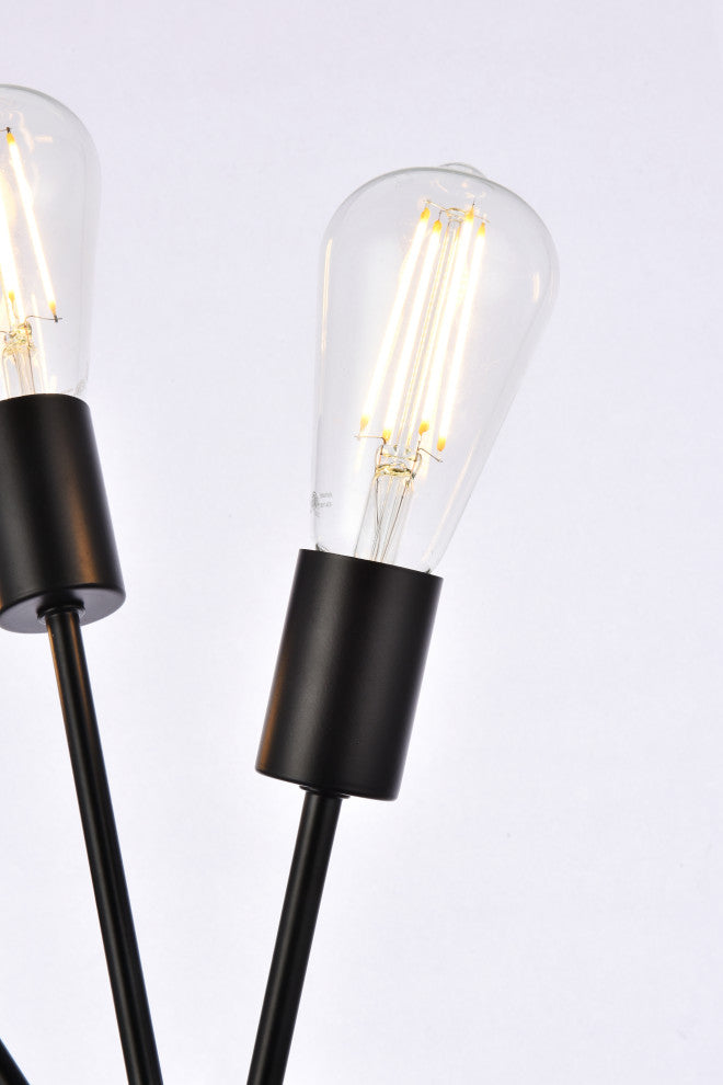 Louis 11" Bath Sconce, Black