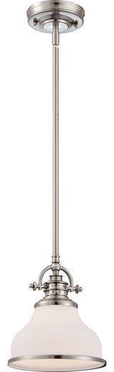 Grant 1-Light Mini Pendant, Brushed Nickel