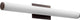 QUORUM 911-35-86 2-Light LED Vanity Light, Oiled Bronze with Matte White Acrylic