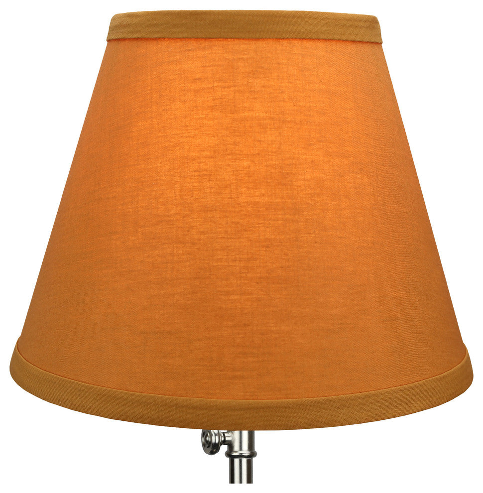 Fenchel Shades, 5"x9"x7" Spider Attachment Empire Lamp Shade, Linen