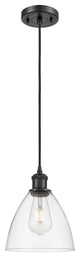 Innovations 516-1P-BK-GBD-752-LED 1-Light Mini Pendant, Matte Black