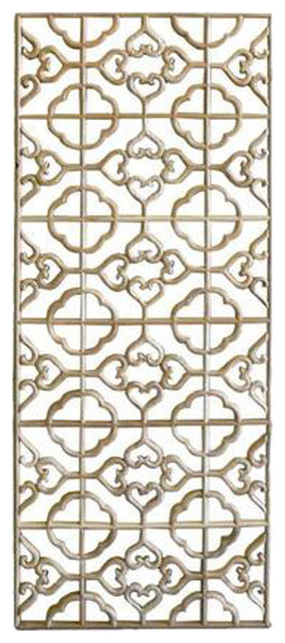 Rectangular Plain Wood Geometric Pattern Wall Panel