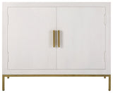 Uttermost Front Range White 2 Door Cabinet