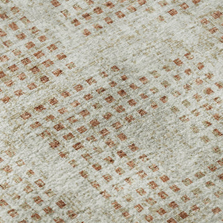 Premium Machine Washable Mayfield AMF33 Spice 8' x 8' Round Rug