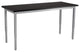 NPS Steel Height Adjustable Science Lab Table, 30x60, ChemRes Top, Grey Frame