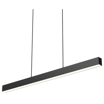 DALS Lighting LNPD48-CC Boulevard 48"W LED Linear Chandelier - Black