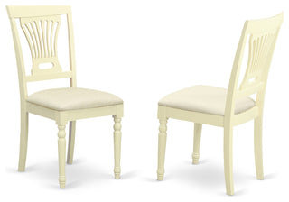 5 Pc Kitchen Set -Dining Table, 4 Wooden Kitchen Chairs In Buttermilk, Cherry