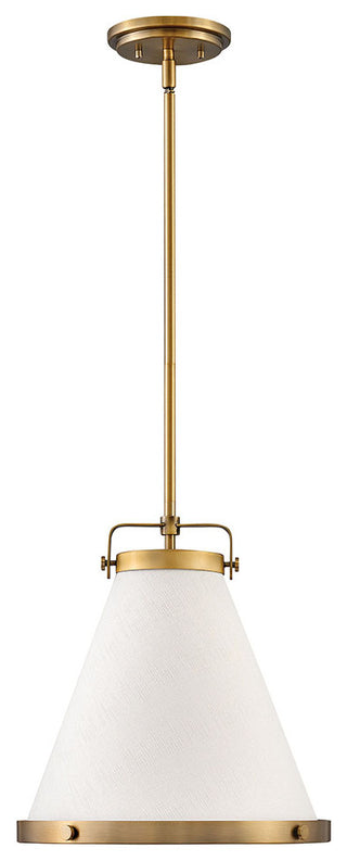 Lark 1-Light Mini Pendant, Lacquered Brass